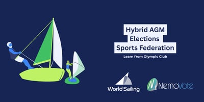 Hybridwahlen Sportverein World Sailing wählt seine Generalversammlung mit NemoVote