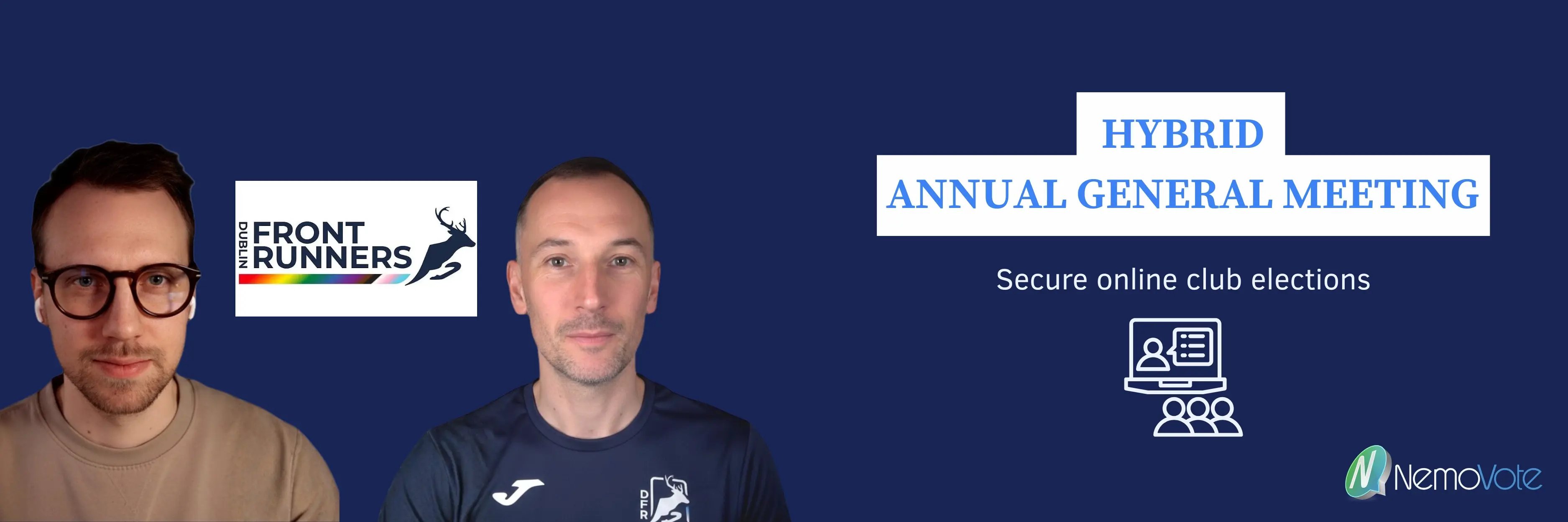 Hybrid annual general meeting with secure online club elections using NemoVote.